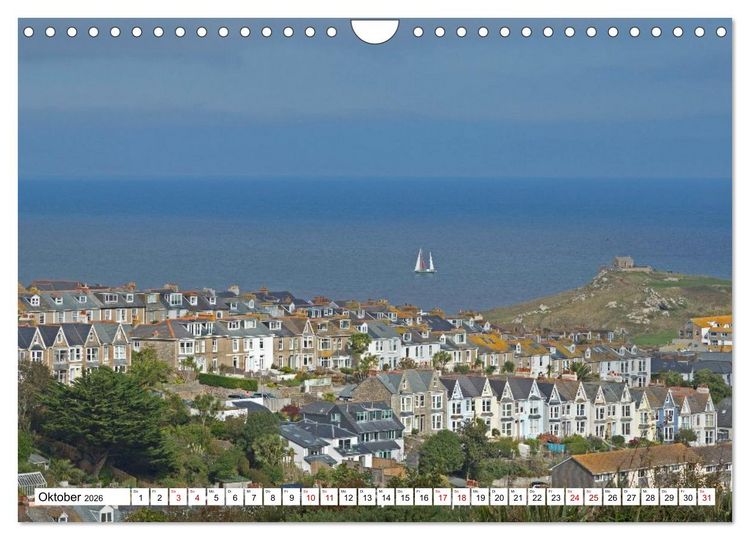 Produktbild: Faszinierende Ansichten von Cornwall (Wandkalender 2026 DIN A4 quer), CALVENDO Monatskalender