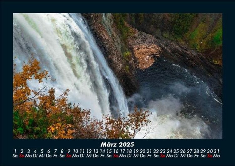 Produktbild: Wasserf&auml;lle 2025 Fotokalender DIN A5