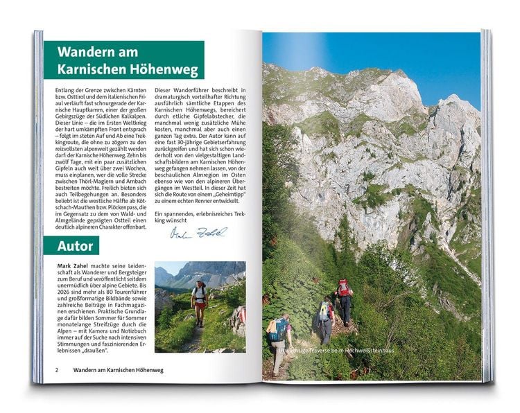 Produktbild: KOMPASS Wanderf&uuml;hrer Karnischer H&ouml;henweg, Von Th&ouml;rl-Maglern nach Sillian, Mit Varianten und Gipfeln, 28 Touren mit Extra-Tourenkarte