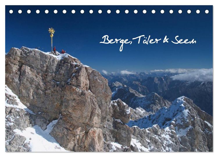 Produktbild: Berge, T&auml;ler & Seen (Tischkalender 2026 DIN A5 quer), CALVENDO Monatskalender
