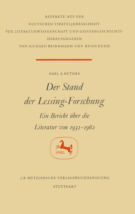 Produktbild: Der Stand der Lessing-Forschung