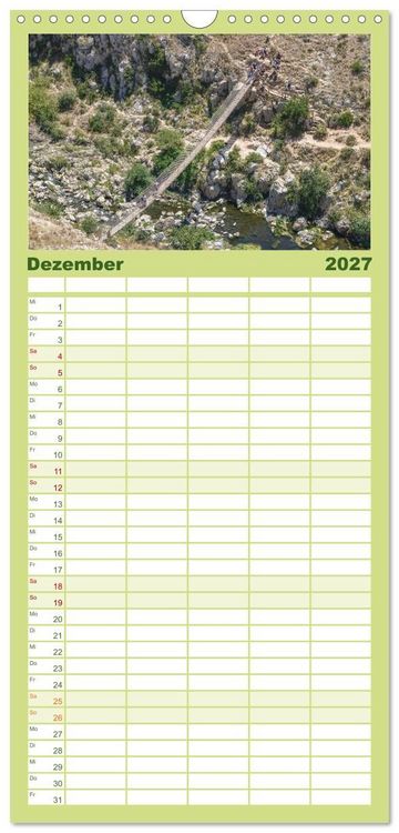 Produktbild: Familienplaner 2027 - Matera - Die Stadt der Sassi mit 5 Spalten (Wandkalender, 21 x 45 cm) CALVENDO
