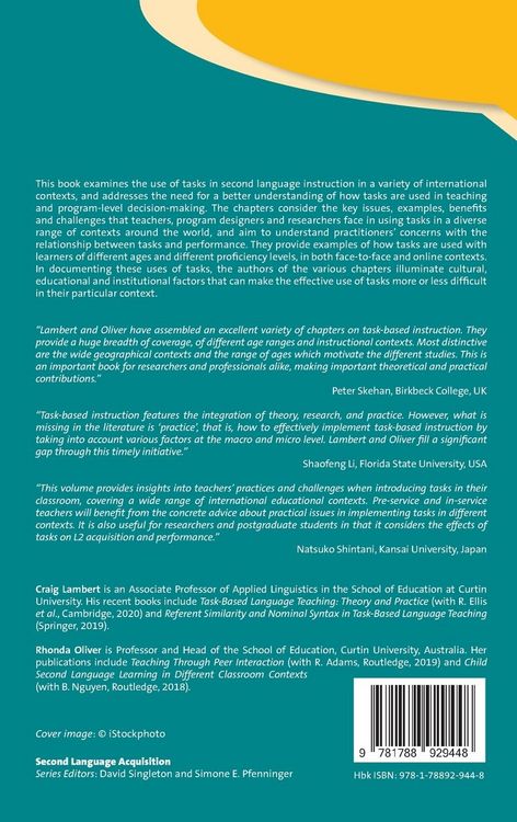 Produktbild: Using Tasks in Second Language Teaching