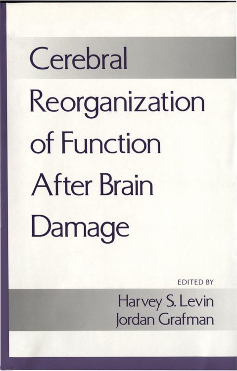 Produktbild: Cerebral Reorganization of Function after Brain Damage