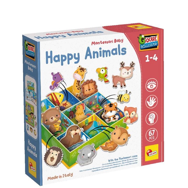 Produktbild: Montessori Baby - Happy Animals (Assoziationsspiel)