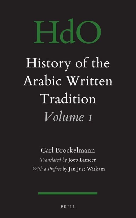 Produktbild: History of the Arabic Written Tradition Volume 1