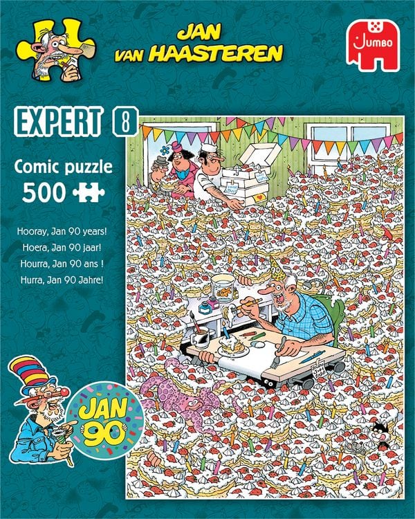 Produktbild: Jan van Haasteren Expert 8 - 2026 - Puzzle 500 Teile