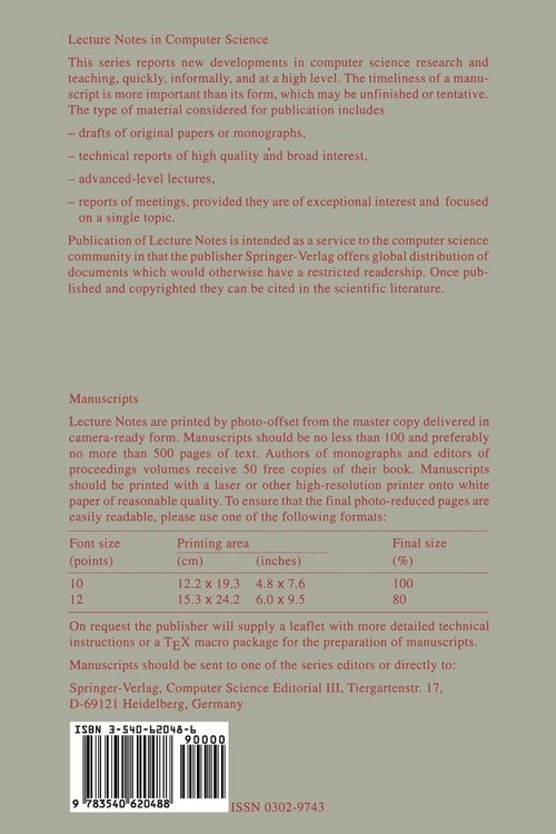 Produktbild: Algorithms and Computation