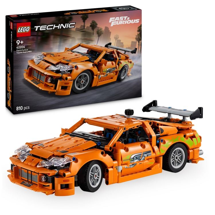 Produktbild: LEGO Technic Fast and Furious Toyota Supra MK4 - Spielzeug Auto 42204