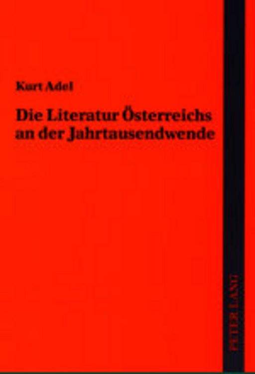 Produktbild: Die Literatur &Ouml;sterreichs an der Jahrtausendwende
