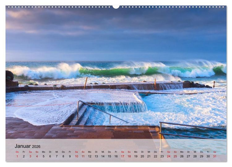 Produktbild: Wundersch&ouml;ne Meereslandschaften (Wandkalender 2026 DIN A2 quer), CALVENDO Monatskalender