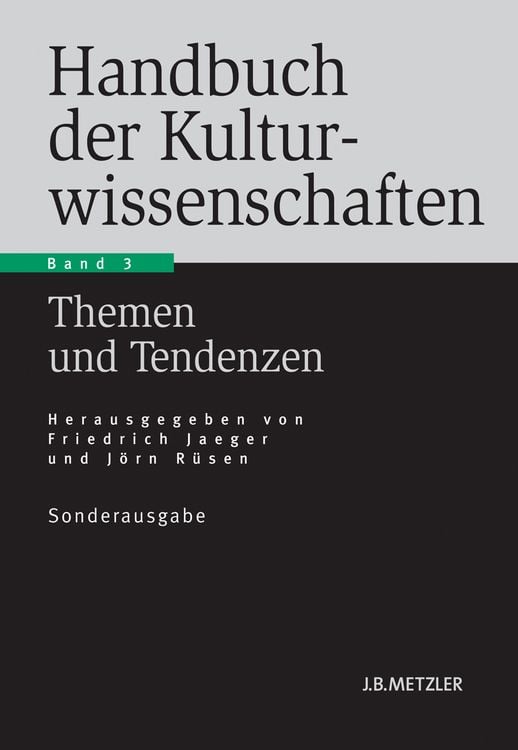 Produktbild: Handbuch der Kulturwissenschaften