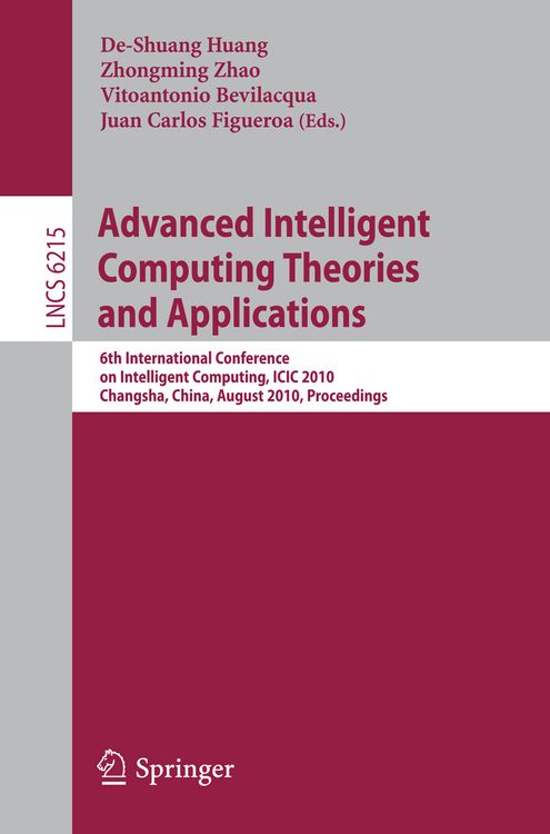 Produktbild: Advanced Intelligent Computing Theories and Applications