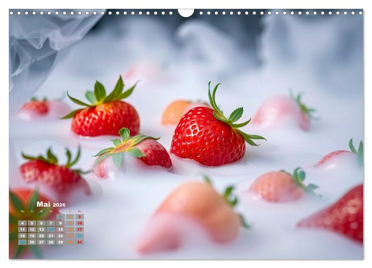 Produktbild: Superfood Blaubeeren und Erdbeeren (Wandkalender 2026 DIN A3 quer), CALVENDO Monatskalender
