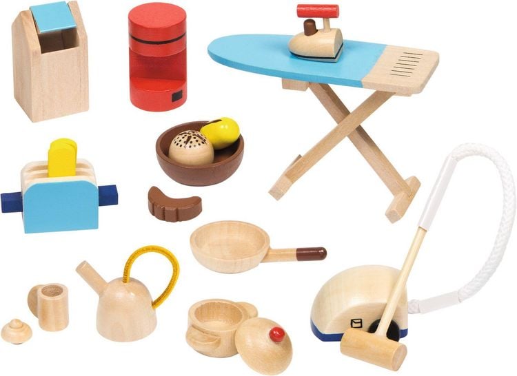 Produktbild: goki Accessoires K&uuml;chef&uuml;r Puppenhaus, Holz