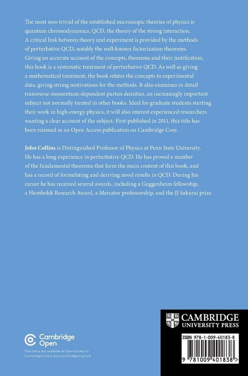 Produktbild: Foundations of Perturbative QCD