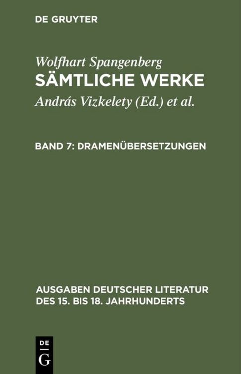 Produktbild: Dramen&uuml;bersetzungen