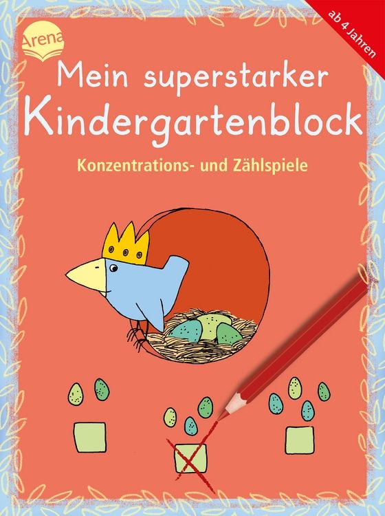 Produktbild: Mein superstarker Kindergartenblock. Konzentrations- und Z&auml;hlspiele