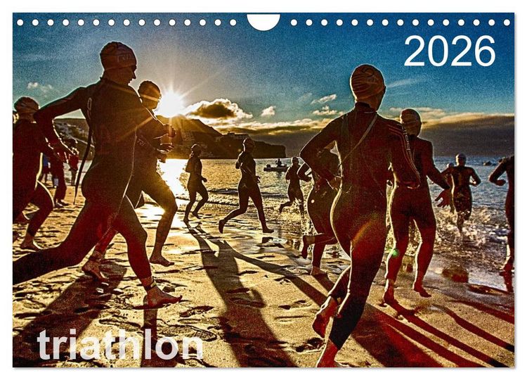 Produktbild: TRIATHLON 2026 (Wandkalender 2026 DIN A4 quer), CALVENDO Monatskalender
