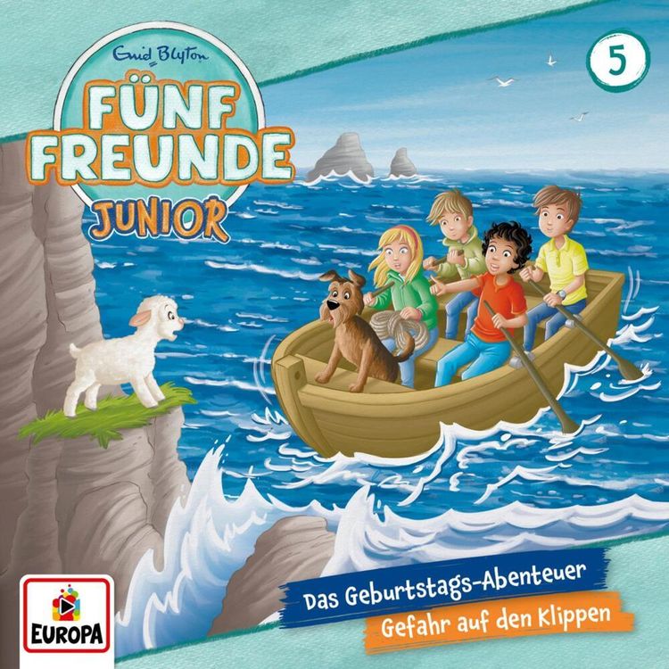 Produktbild: F&uuml;nf Freunde Junior 05: Das Geburtstags-Abenteuer / Gefahr auf den Klippen