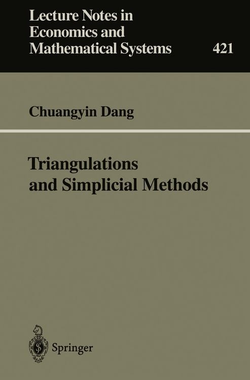 Produktbild: Triangulations and Simplicial Methods