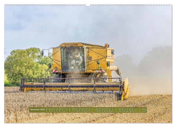 Produktbild: Giganten der Ernte (hochwertiger Premium Wandkalender 2026 DIN A2 quer), Kunstdruck in Hochglanz