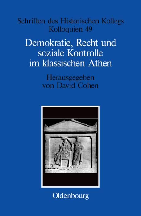 Produktbild: Demokratie, Recht und soziale Kontrolle im klassischen Athen