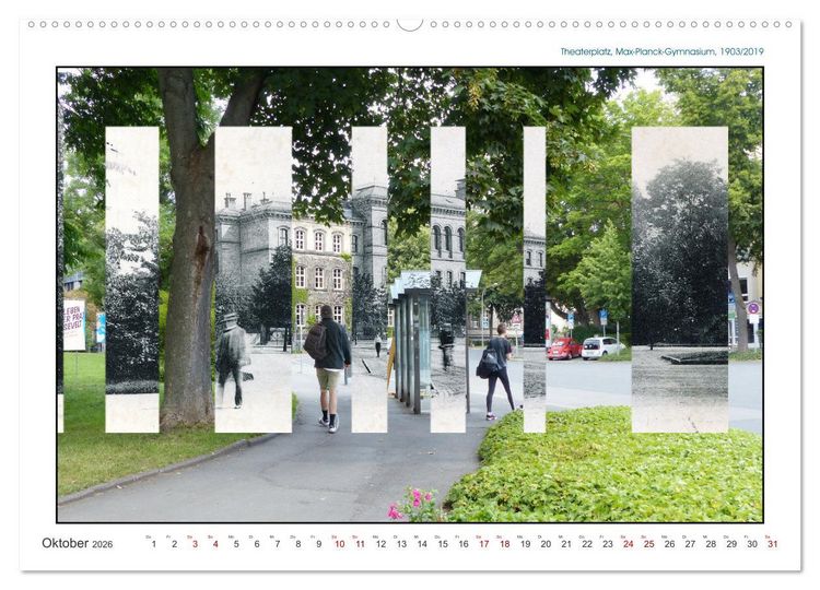 Produktbild: G&ouml;ttingen, Photographische ZEIT-SCHNITTE (hochwertiger Premium Wandkalender 2026 DIN A2 quer), Kunstdruck in Hochglanz