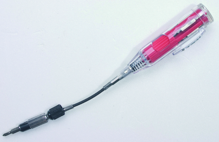 Produktbild: PEBARO MBS12 - Mini-Bit Schraubendreher, 7-teilig, Mini-Bit-Flexi-Dreher (alle Bits im Schaft verstaut)