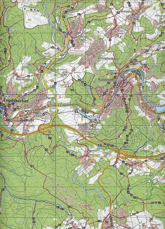 Produktbild: Oberbergisches Talsperrenland Blatt 31, topographische Wanderkarte NRW