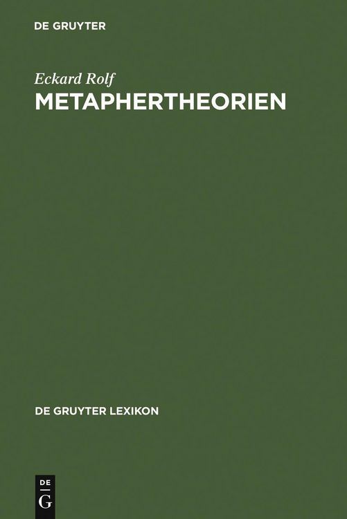 Produktbild: Metaphertheorien