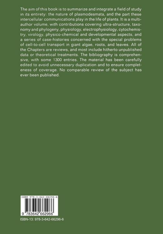 Produktbild: Intercellular Communication in Plants: Studies on Plasmodesmata