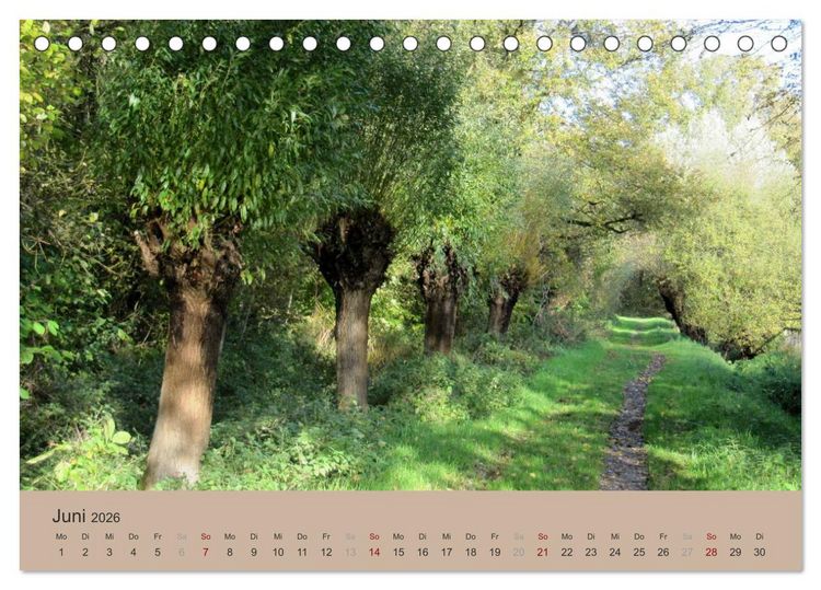 Produktbild: Krefelder Landschaften (Tischkalender 2026 DIN A5 quer), CALVENDO Monatskalender