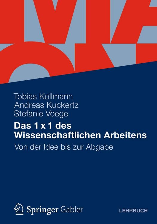 Produktbild: Das 1 x 1 des Wissenschaftlichen Arbeitens