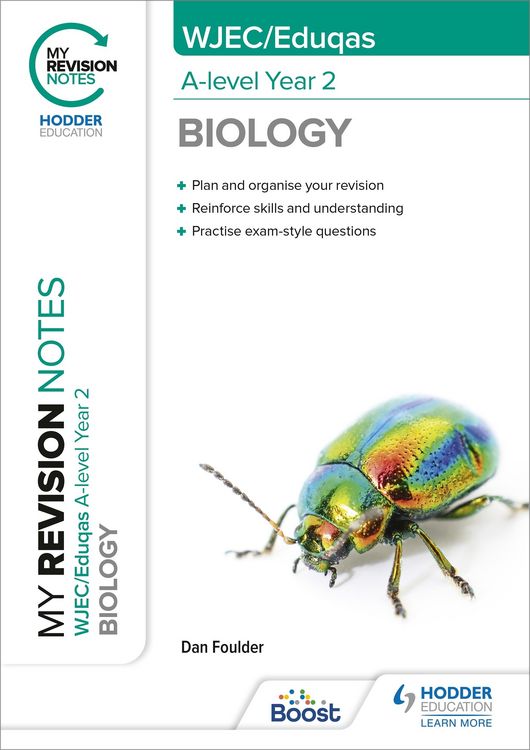 Produktbild: My Revision Notes: WJEC/Eduqas A-Level Year 2 Biology