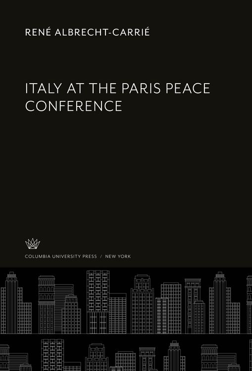 Produktbild: Italy at the Paris Peace Conference
