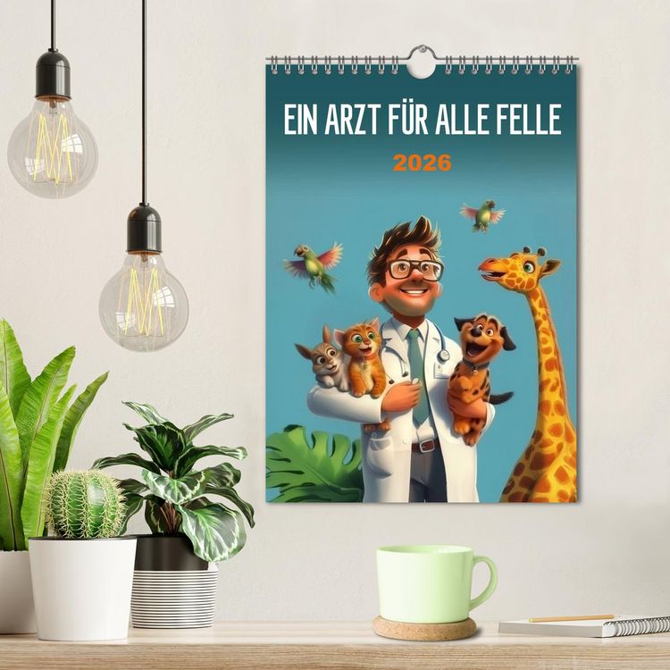 Produktbild: Ein Arzt f&uuml;r alle Felle (Wandkalender 2026 DIN A4 hoch), CALVENDO Monatskalender