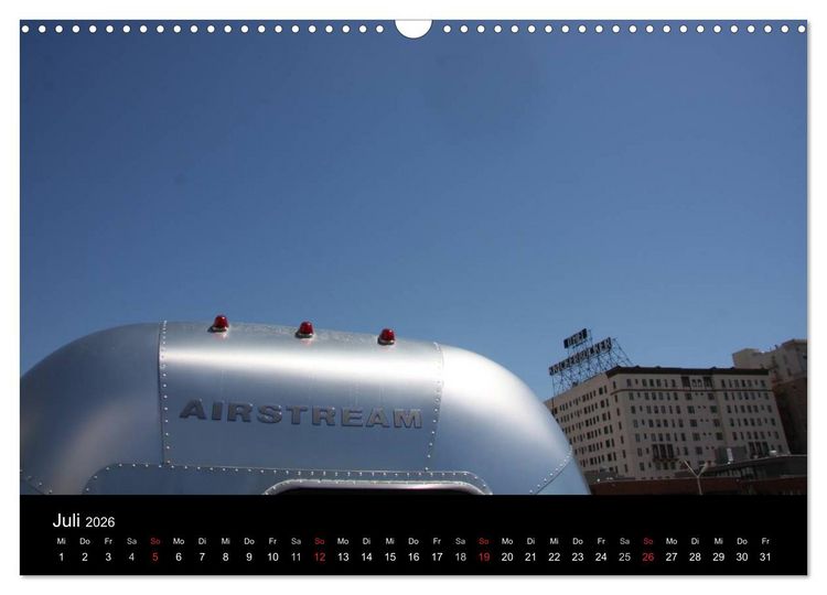 Produktbild: Airstream (Wandkalender 2026 DIN A3 quer), CALVENDO Monatskalender