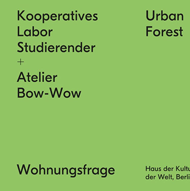 Produktbild: Kooperatives Labor Studierender + Atelier Bow-Wow