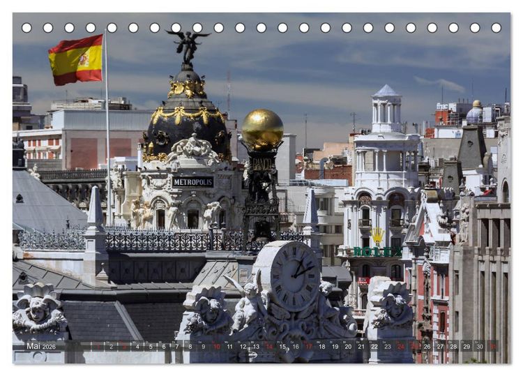 Produktbild: Zentralspanien (Tischkalender 2026 DIN A5 quer), CALVENDO Monatskalender