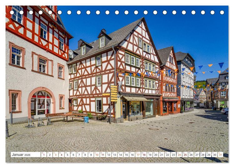 Produktbild: Dillenburg Impressionen (Tischkalender 2026 DIN A5 quer), CALVENDO Monatskalender