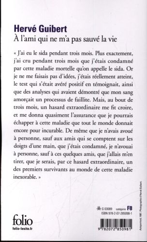 Produktbild: A l'ami qui ne m'a pas sauv&eacute; la vie