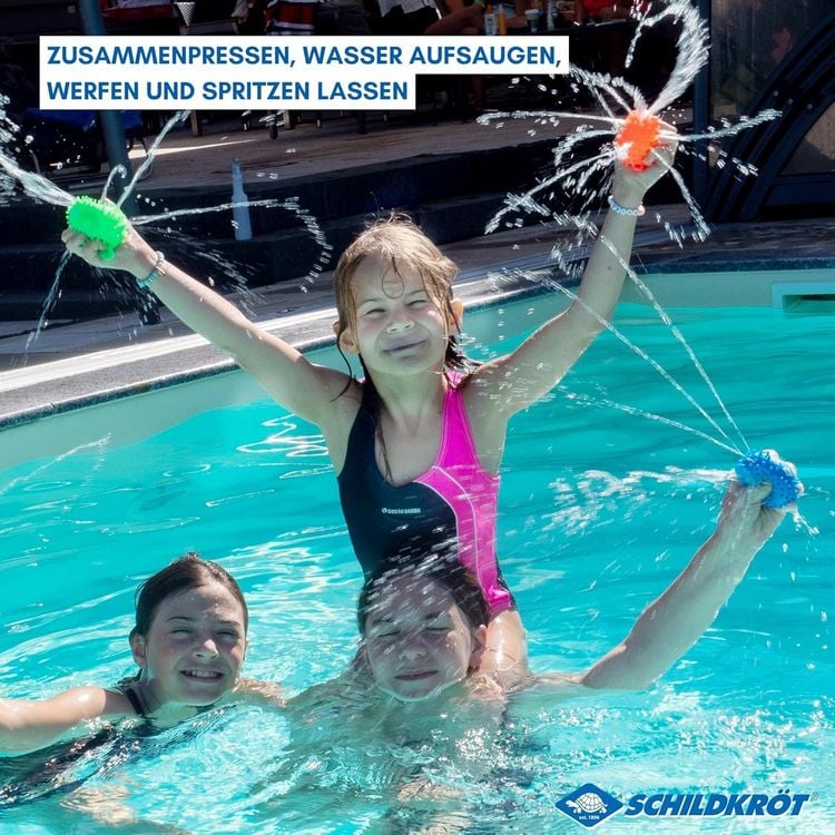 Produktbild: Schildkr&ouml;t 970262 - Water Squeezies, 3-teilig, Wasserbomen-Spa&szlig;, Wasserspielzeug