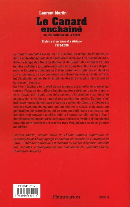 Produktbild: Le Canard encha&icirc;n&eacute; ou les Fortunes de la vertu