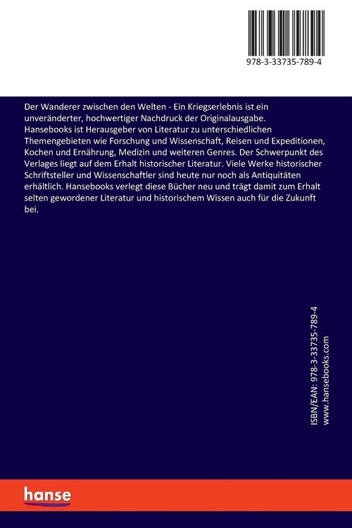 Produktbild: Der Wanderer zwischen den Welten