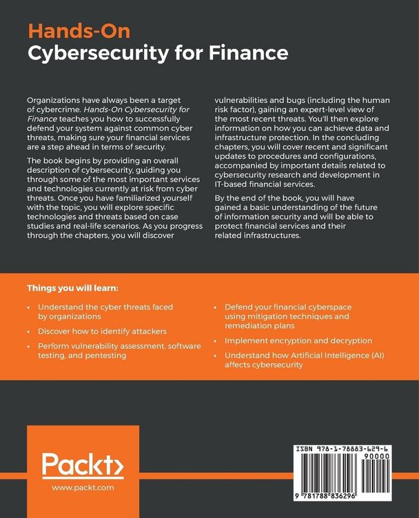 Produktbild: Hands-On Cybersecurity for Finance