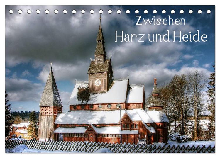 Produktbild: Zwischen Harz und Heide (Tischkalender 2026 DIN A5 quer), CALVENDO Monatskalender