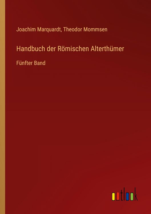 Produktbild: Handbuch der R&ouml;mischen Alterth&uuml;mer