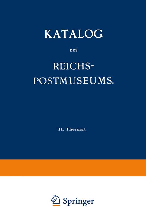 Produktbild: Katalog des Reichs-Postmuseums
