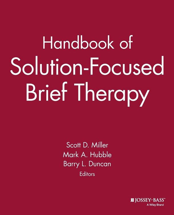 Produktbild: Miller, K: Handbook of Solution-Focused Brief Therapy